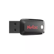 Flash Drive Dual Netac 64GB U197 USB2.0, NT03U197N-064G-20BK