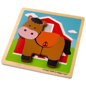 Bigjigs Toys Vstavljiva sestavljanka Konj