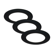 Brilo - KOMPLET 3x LED ugradna svetla za kupatilo FLAT LED/6W/230V IP44