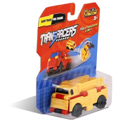 FLIP CARS Kamioncic 2u1 Dump Truck & Fire Engine