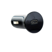 Pama avtopolnilec 12/24V črn z izhodom USB Type C in močjo 3A USBCMSC3A