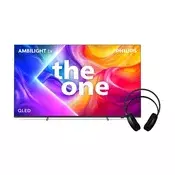 Televizor Philips QLED TV 85PUS9010, 4K UHD, diagonala 215 cm + SHC5200M2