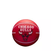 Wilson NBA DRIBBLER CHICAGO BULLS, mini košarkaška lopta, crvena WTB1100PDQCHI
