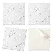 shumee Komplet samolepilnih PVC ploščic z marmornim vzorcem in žilami 9x30x30 cm