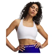 Ženski nedrček Under Armour HeatGear Mid White/Halo Gray L