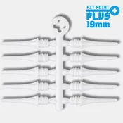 Kratke pikado konice COSMO DARTS/Fit Point Plus (1) 19mm/white