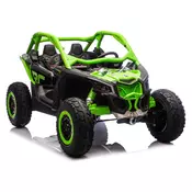 Avto na akumulator Buggy Can-am DK-CA001 2X24V 4x200w RS Zelena napihljiva kolesa
