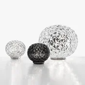 Kartell Mini Planet LED namizna svetilka, prosojna - Dnevna soba/jedilnica - Dizajn - transparentno - Plastika