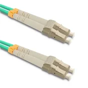 Qoltec optični patchcord LC/UPC - LC/UPC | večmodni | 50/125 | OM3 | dupleks | 10 m