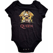 Queen Classic Crest Baby Grow Black (6 - 9 Months)