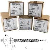 SPEED iverni vijak z ugreznjeno glavo, 3.5 x 25, CN, torx 20 /manjše pakiranje
