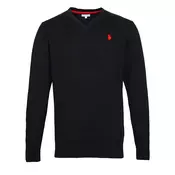 U.S. POLO ASSN. Pulover  rdeča / črna