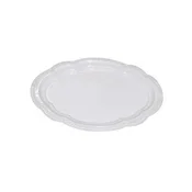Pladenj ovalen 25x17cm z okrasnim robom iz plastike