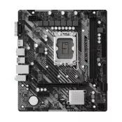 ASROCK Matična ploča s1700 H610M-HVS/M.2 R2.0 90-MXBJJ0-A0UAYZ crna