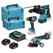 Makita DLX3195JX1 Set alata s baterijom, ukljucujuci 2 x 5,0 Ah baterije i brzi punjac