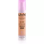 NYX Professional Makeup Bare With Me Concealer Serum vlažilni korektor 2 v 1 odtenek 5.7 Light Tan 9,6 ml