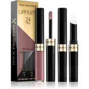 Max Factor Lipfinity 24HRS šminka za sijaj ustnic klasično rdečilo za ustnice šminka 4,2 g odtenek 001 Pearly Nude za ženske
