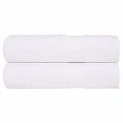 Vidaxl Kopalne brisače FROGN 2 kosa bele 100x150 cm 360 g/m2
