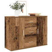 Vidaxl vidaXL Omarica, starinski les, 90x29,5x65 cm, material na osnovi lesa