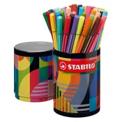 STABILO Pen 68 ARTY Rostirón pribor cilindričan metal kutija 1 mm 45 boja
