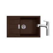 Franke Set SID 611-78 XL chocolate + LIFT krom
