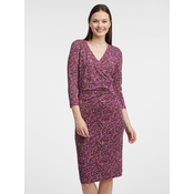 Orsay Purple Womens Patterned Sheath Dress - Womens
