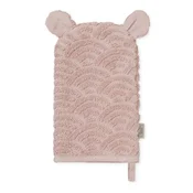Prašno rožnata krpica za umivanje iz organskega bombaža 14x22 cm Dusty Rose – Cam Cam Copenhagen