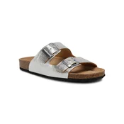 Geox Natikači D Brionia A D15LSA 000CF C1007 Srebrna