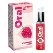 Sexy Elephant Oral Flavoured Gel Strawberry Candy oralni lubrikant z okusom jagodnih bonbonov 30 ml