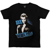 Billy Idol Rebel Yell Blue Black M Majica
