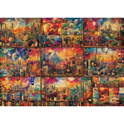 Schmidt - Puzzle Opuštajuce vrijeme mirovanja: putuje s knjigama - 2 000 dijelova