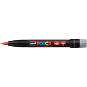 Marker permanentni Uni Posca PCF-350 čopič rdeč