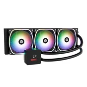 Enermax Enermax Aquafusion II 360mm AIO vodno hlajenje procesorja, 3x 12cm ventilatorji, črna