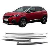 Obloge stranskih vrat iz nerjavečega jekla, kromirane, Peugeot 3008 SUV 2016