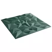 vidaXL Stenske plošče 48 pcs Amethyst Zelen 50 x 50 cm XPS Pena