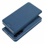 OEM LUNA Book Carbon etui za XIAOMI Redmi Note 12S modri