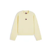 Tommy Jeans Pulover svetlo rumena