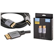 iBox ITVDP013 DisplayPort kabel 4K 60Hz, 3m, pozlačen KBAIBOADA0015