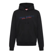 DIESEL Majica S-GINN-HOOD NEW INDUSTRIES črna