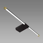 LED stenska svetilka za kopalnico IP44 14W črna 60cm 1680lm 4100K paso Ideus 4140