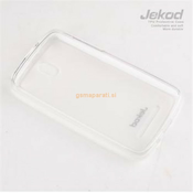 JEKOD silikonski ovitek HTC Desire 601 prozoren TPU/T + zaščitna folija