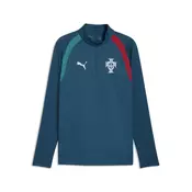 PUMA Portugal Training Quarter-Zip Top Men, Football, Ocean Tropic/Silver Mist, XL