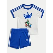 adidas Set majica i hlace Disney Mickey Mouse IX6426 Plava Regular Fit