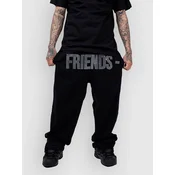 VLONE Friends Rhinestone Sweat Pants silver