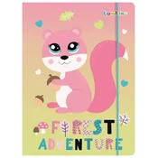 shumee Mapa z elastiko Bambino Squirrel A4 za deklice