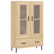 Vidaxl Visoka omara 69,5x31x115 cm inženirski les