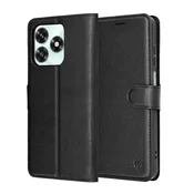 Etui Techsuit Leather Folio za Honor X5c Plus - črn