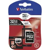 VERBATIM SDHC micro 32GB C10+a (44083)