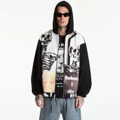 Mikina PLEASURES Good Time Zip Poncho Hoodie Black L