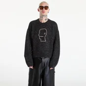 Pulover Brain Dead Logohead Alpaca Crewneck Sweater Char XL